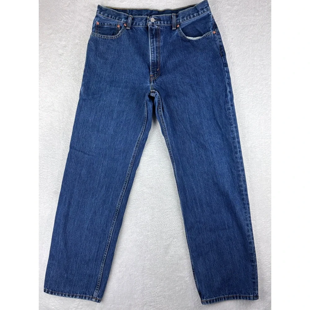 Levi's 550 Relaxed Fit Jeans Medium Wash Denim Everyday Pants‎ W36 L32